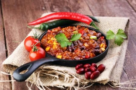 Hot chili con carne - mexicka kuchyna chutna a pikantna